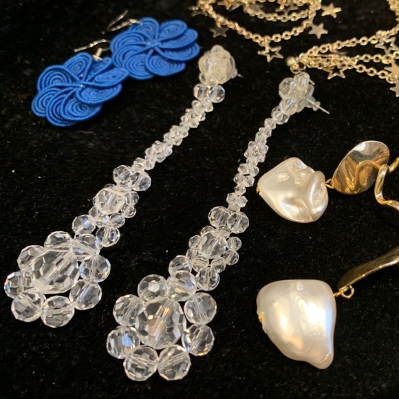 Crystal earrings - Picture 2 of 2